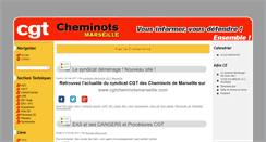 Desktop Screenshot of cheminots-cgt-marseille.org